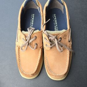 Sperry Men's Brown Leather Boat Shoes
